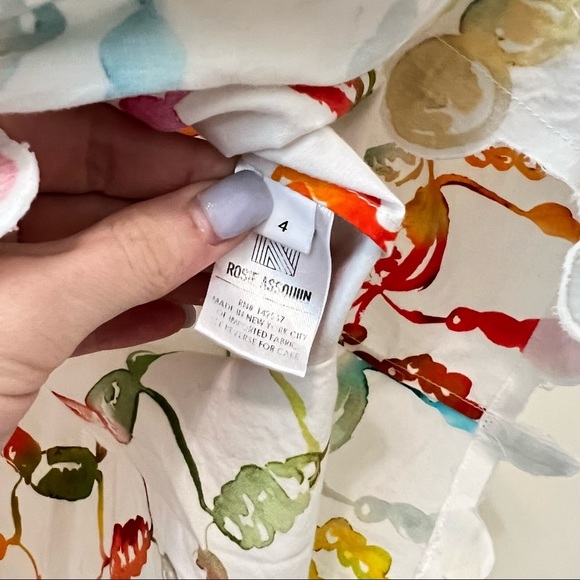 Rosie Assoulin Puff-Sleeve Cotton Off-The-Shoulder Midi Dress 4 - Picture 14 of 14